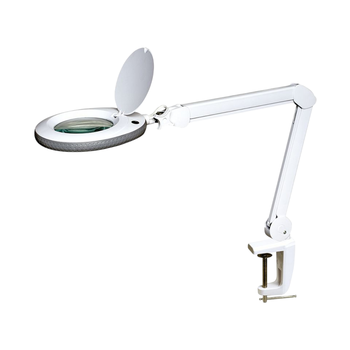 Lampada con Lente d’Ingrandimento e Morsetto – Braccio Estensibile