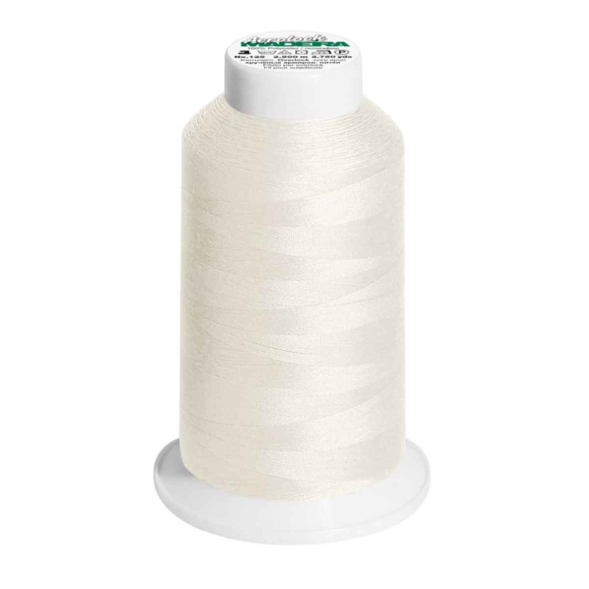 Madeira  Aerolock – Filato per Tagliacuci e Macchine da Cucire – 2500 mt – Titolo 125 - 18 Colori