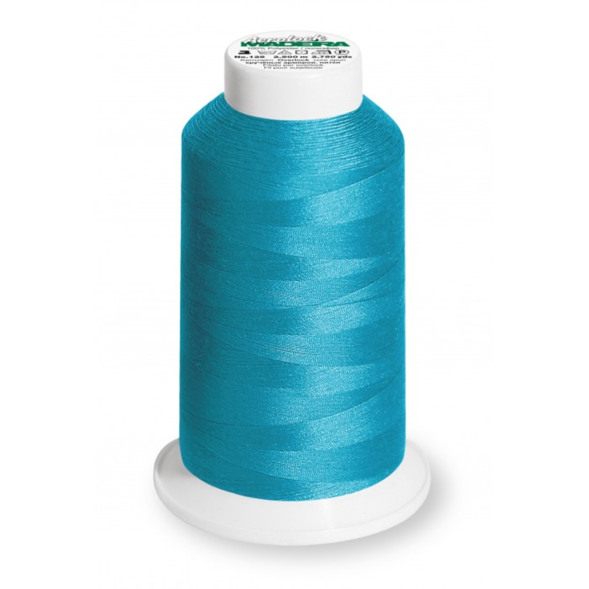 Madeira  Aerolock – Filato per Tagliacuci e Macchine da Cucire – 2500 mt – Titolo 125 - 18 Colori