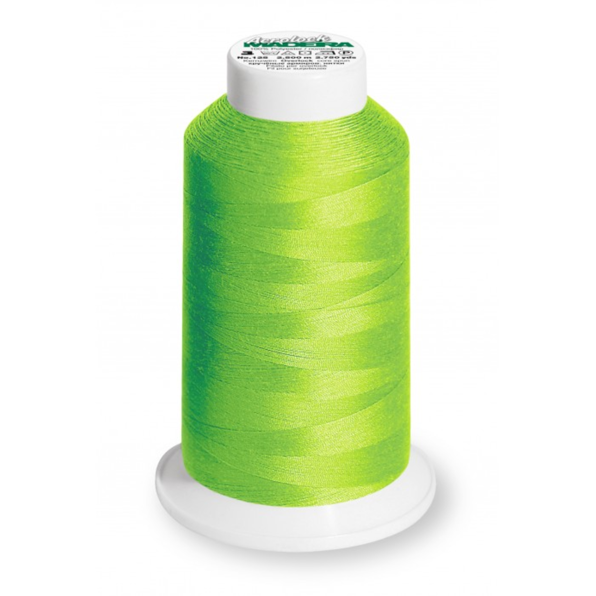 Madeira  Aerolock – Filato per Tagliacuci e Macchine da Cucire – 2500 mt – Titolo 125 - 18 Colori