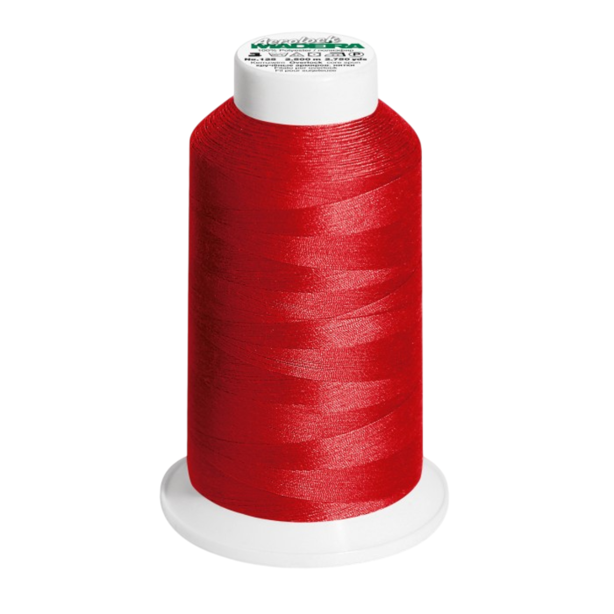 Madeira  Aerolock – Filato per Tagliacuci e Macchine da Cucire – 2500 mt – Titolo 125 - 18 Colori