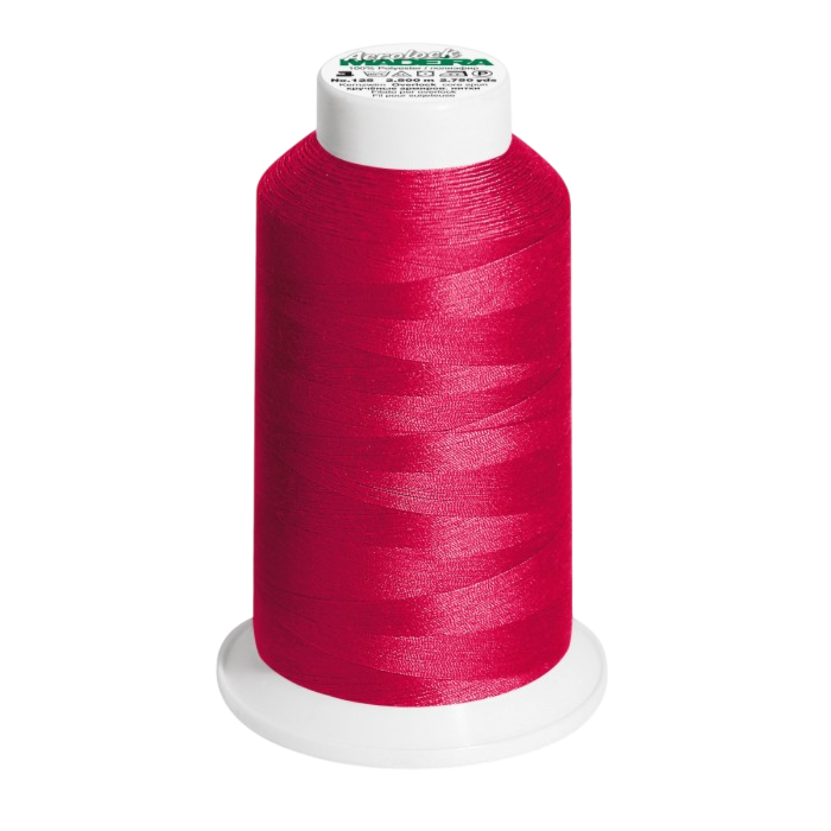 Madeira  Aerolock – Filato per Tagliacuci e Macchine da Cucire – 2500 mt – Titolo 125 - 18 Colori