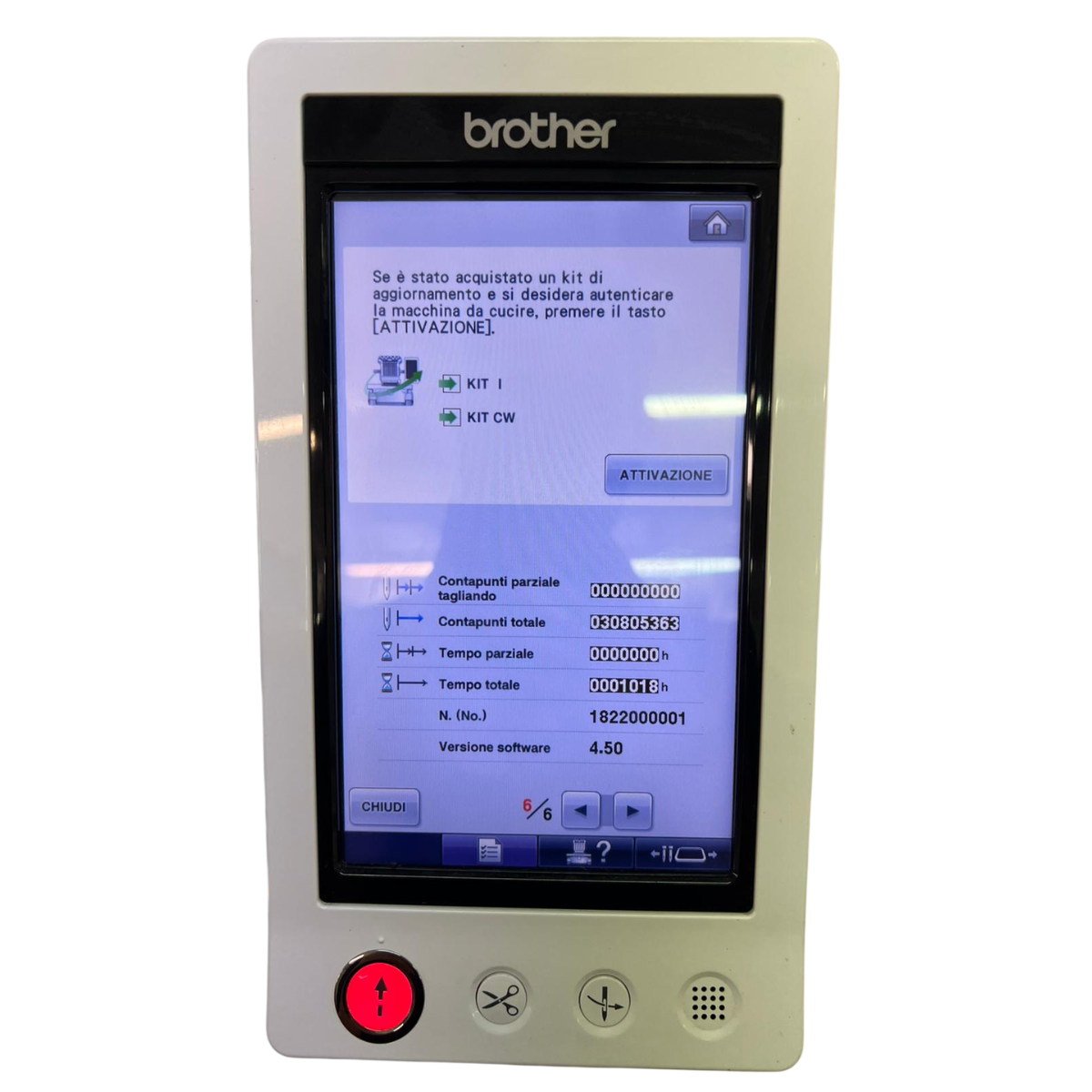 Macchina per ricamo Brother PR 1000 – Usata