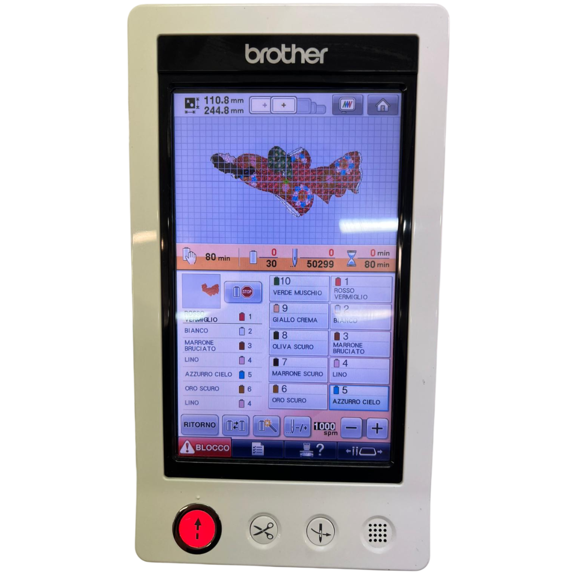 Macchina per ricamo Brother PR 1000 – Usata