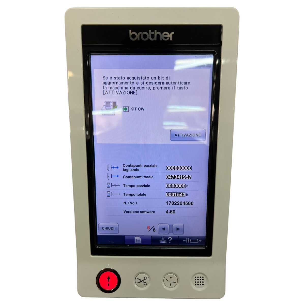 Macchina per ricamo Brother PR 655 – Usata