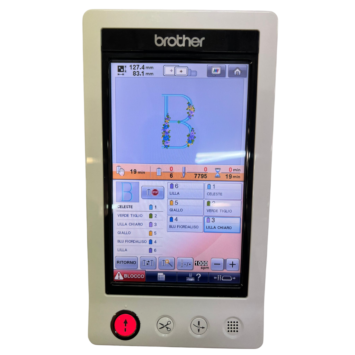 Macchina per ricamo Brother PR 655 – Usata
