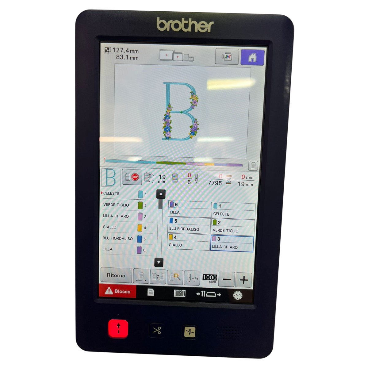 Macchina per ricamo Brother PR 670 – Uso Espositivo