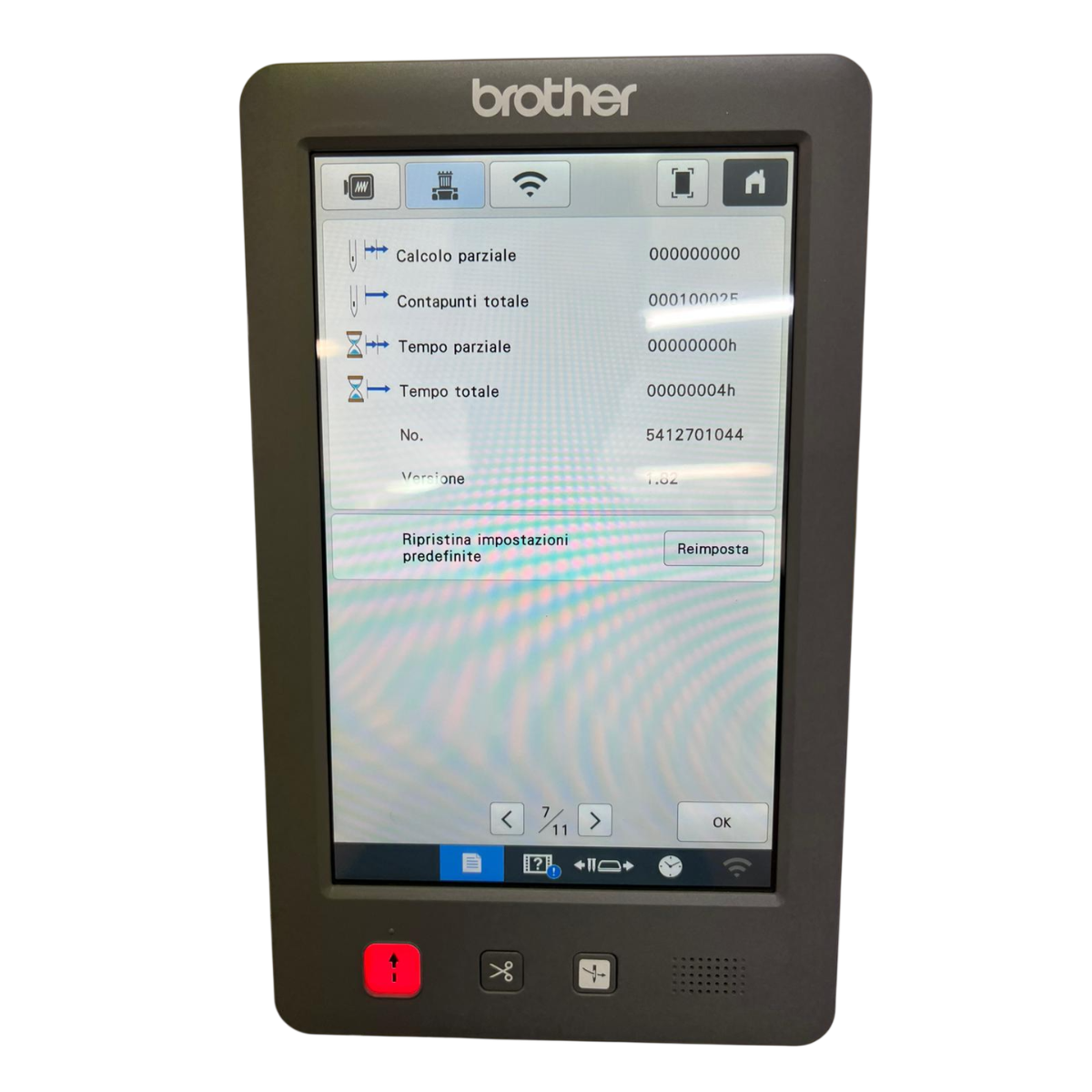 Macchina per ricamo Brother PR 680 – Uso Espositivo