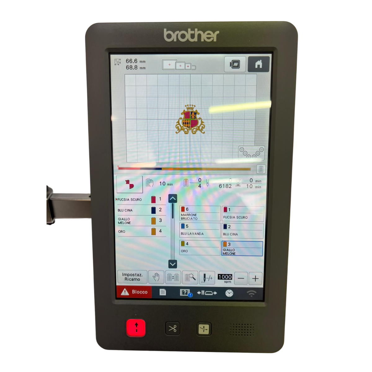 Macchina per ricamo Brother PR 680 – Uso Espositivo
