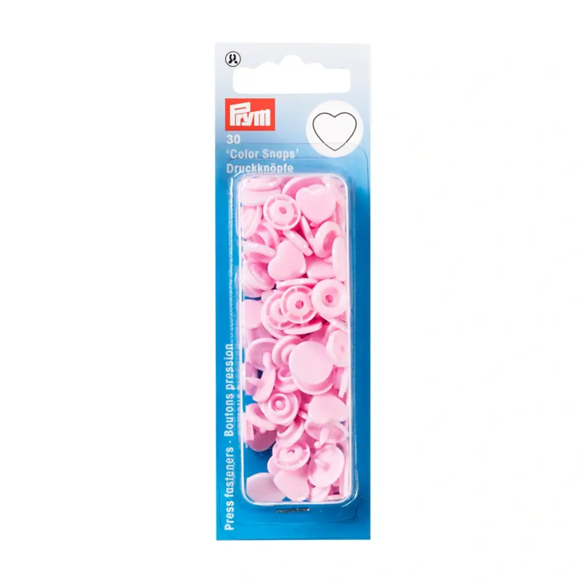 Prym Bottoni a Pressione in Plastica “Color Snaps”  1,24 cm – 30 Pz -varie forme e colori