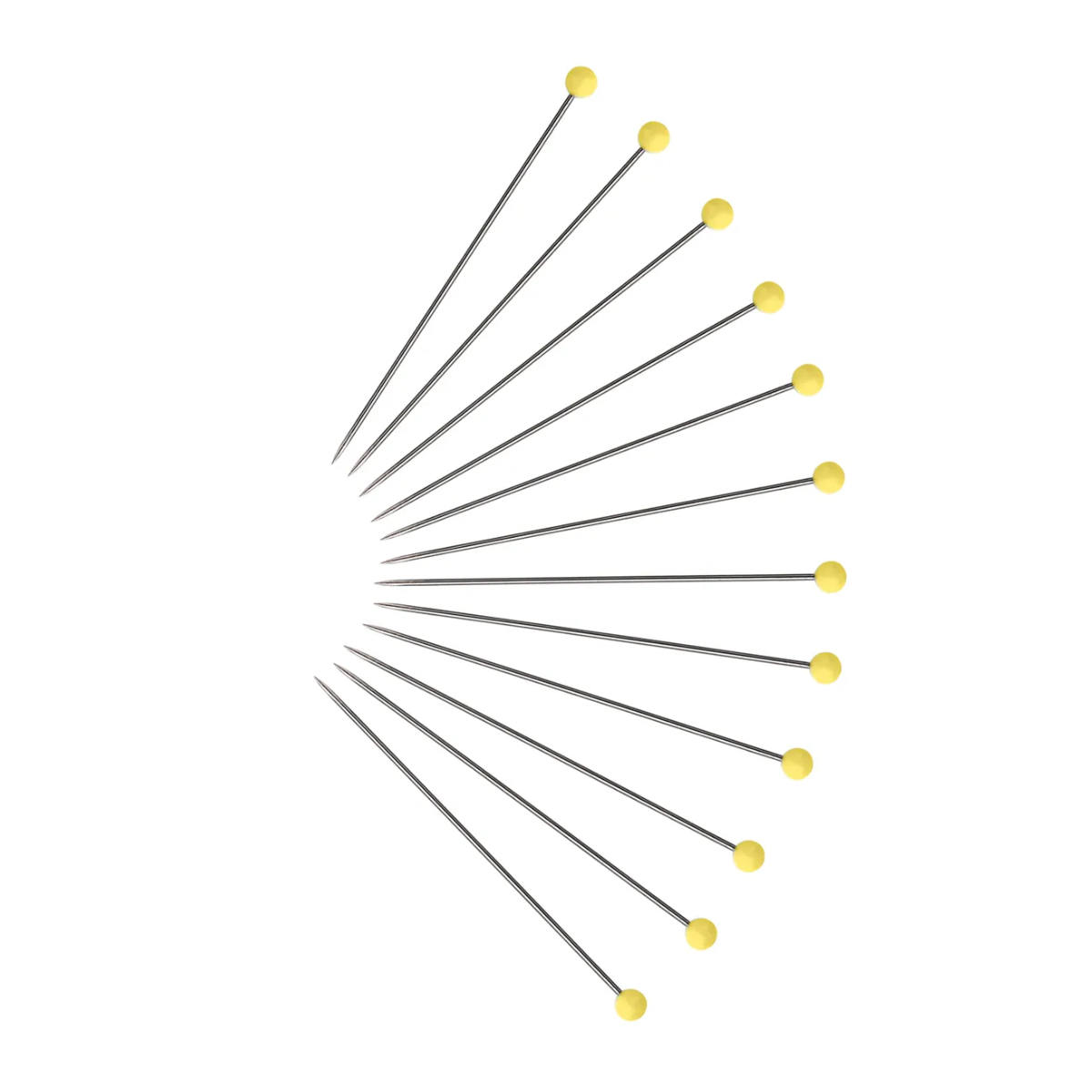 Prym Spilli con Testa di Vetro Gialla – 0,60 x 43 mm – 20 g