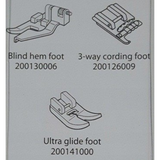 Janome Kit 3 Piedini – Attacco 7 mm