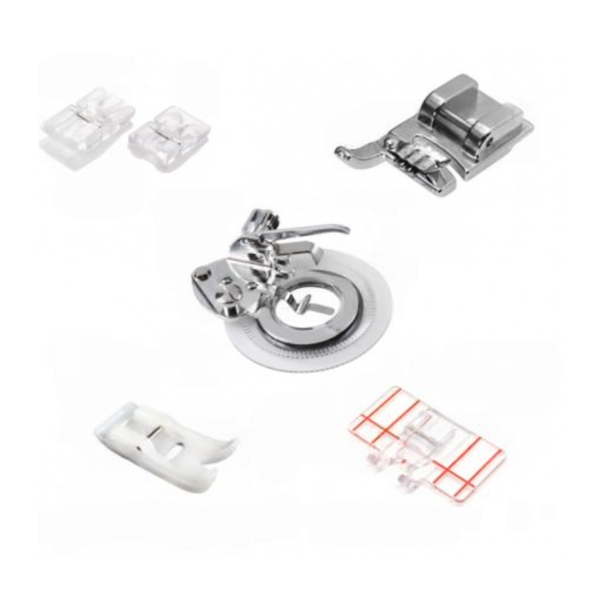 Janome Set di Piedini Creativi – Per macchine da 7 mm