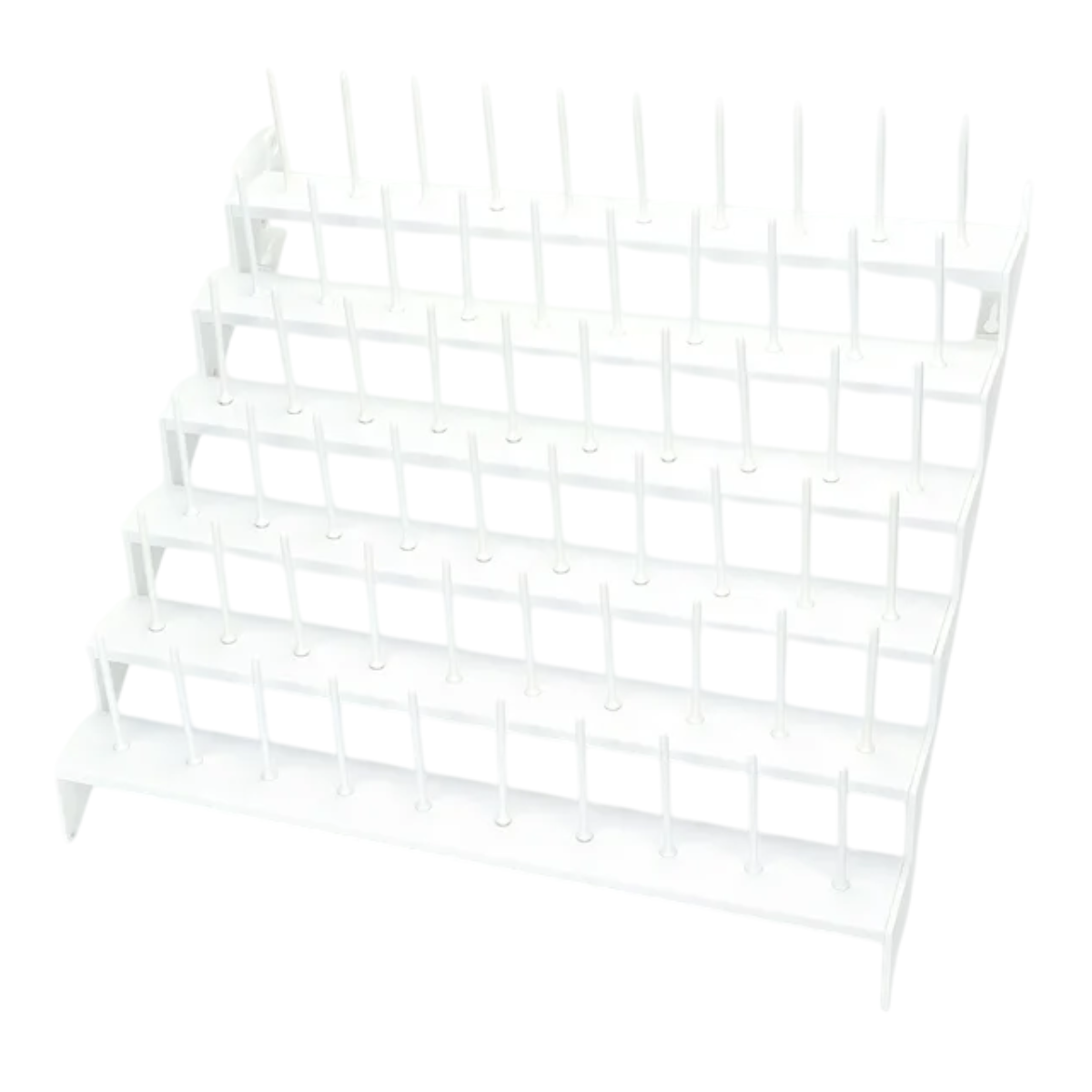 Porta Fili da 60 Coni – Da Tavolo o da Muro (Colore Bianco)