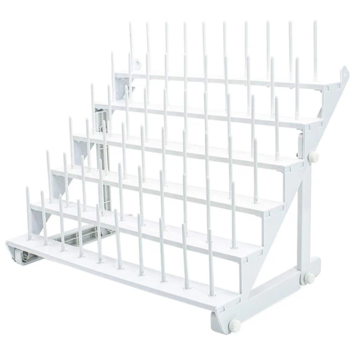 Porta Fili da 60 Coni – Da Tavolo o da Muro (Colore Bianco)