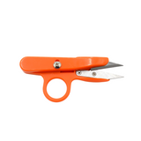 Forbice Rasafilo a Molla – Lame Inox e Manico in Plastica  12 cm ARANCIO