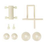 Adattatore porta-rocchetto orizzontale per filati speciali