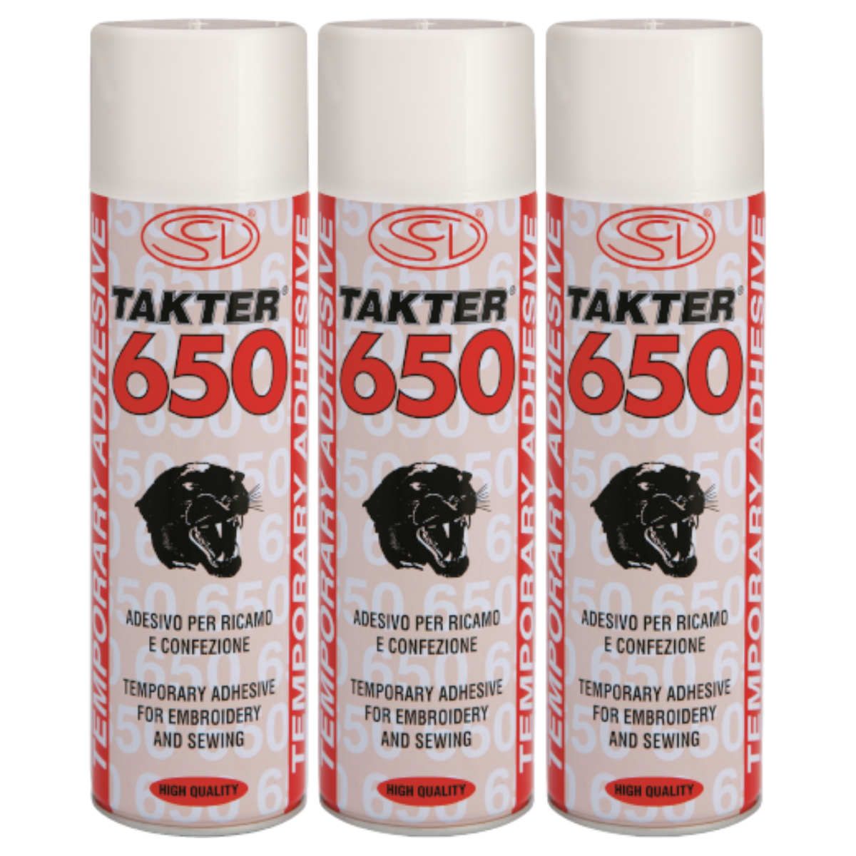 TAKTER 650 – Adesivo Spray Temporaneo di Alta Qualità