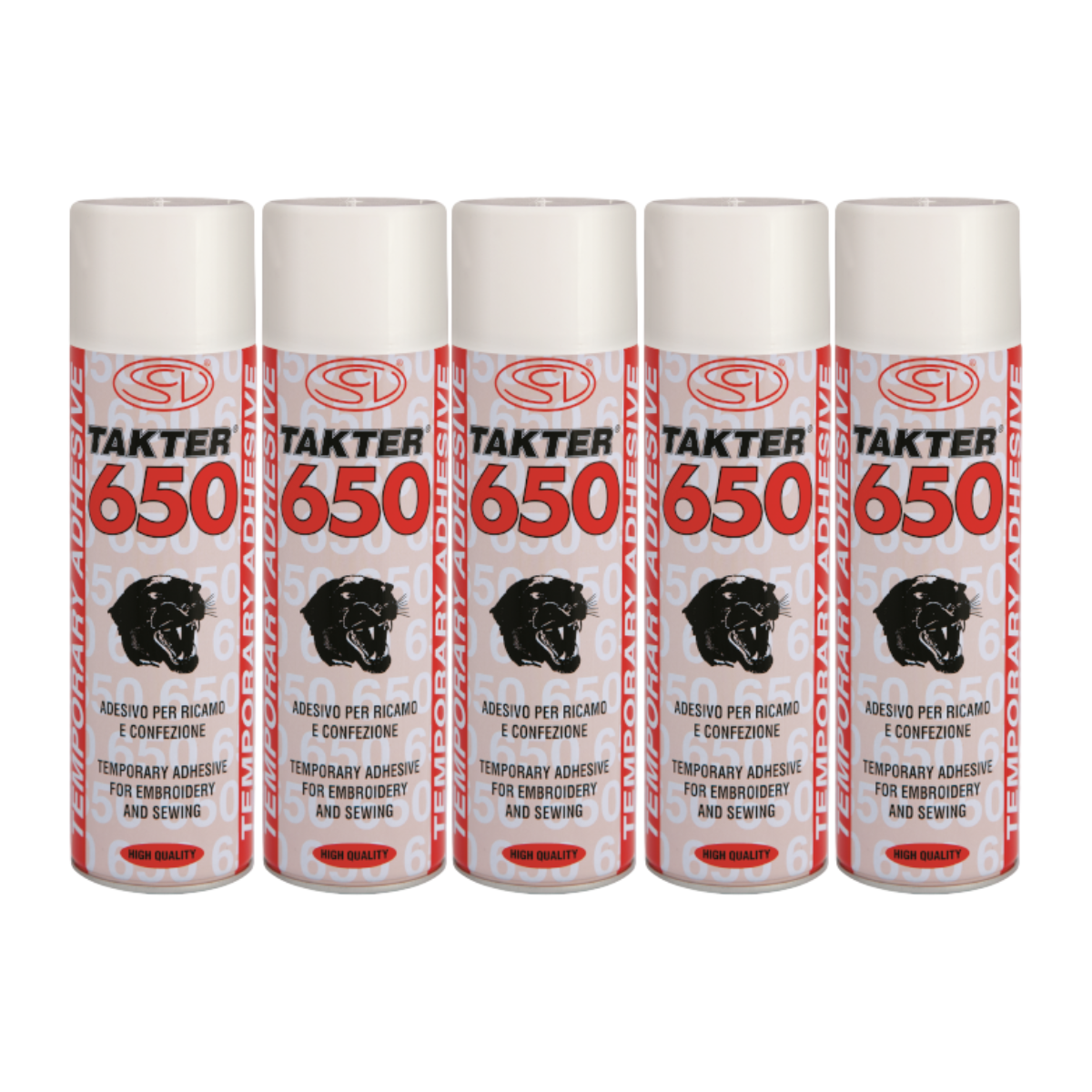 TAKTER 650 – Adesivo Spray Temporaneo di Alta Qualità