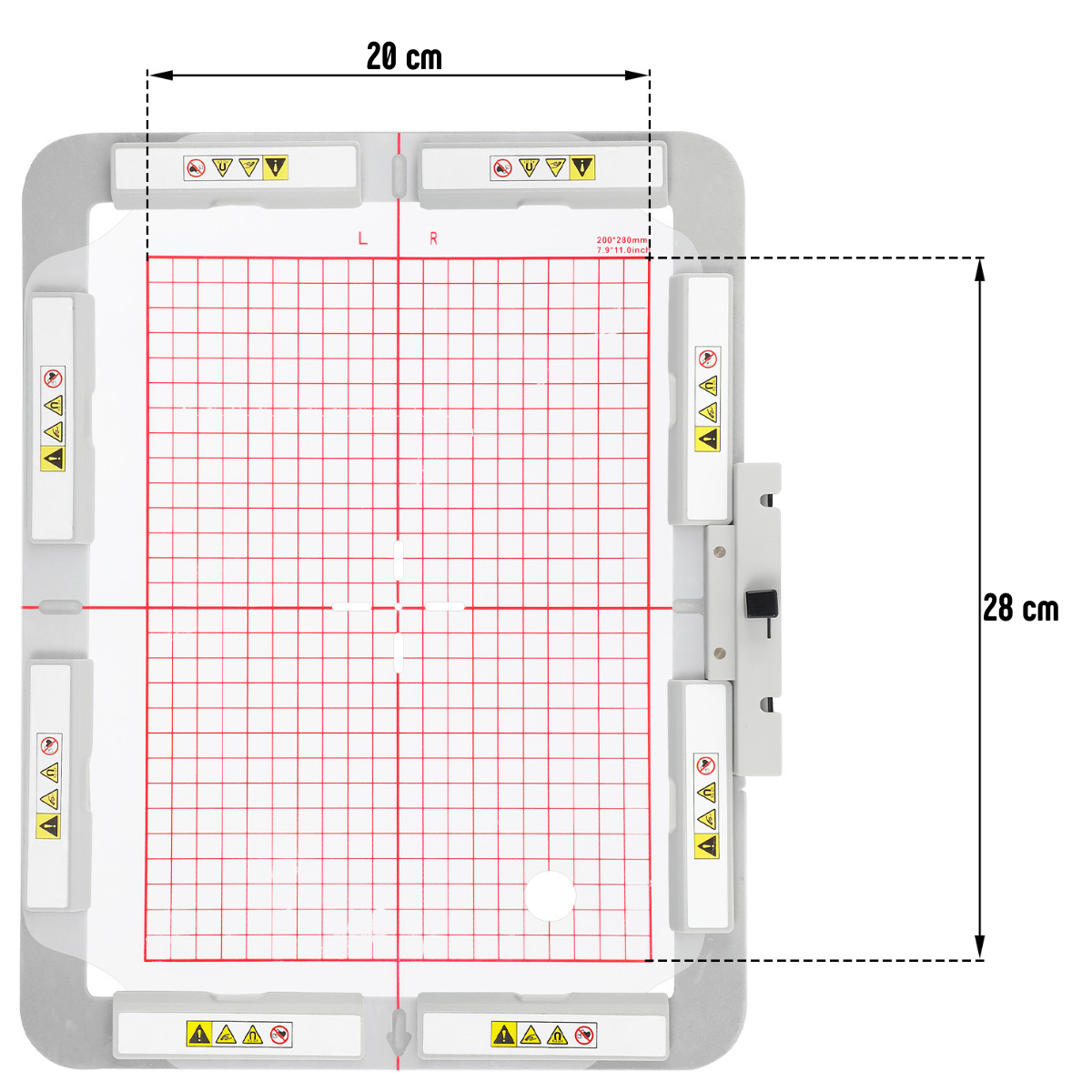 Telaio Magnetico per Ricamo  – Compatibile con Macchine Janome - Varie Misure