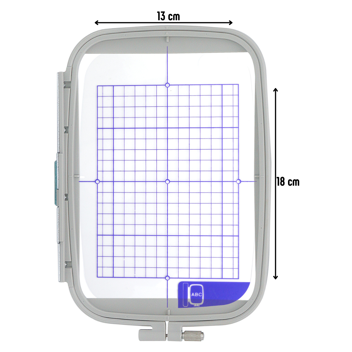 Telaio da ricamo L per Brother 180 mm x 130 mm EF84
