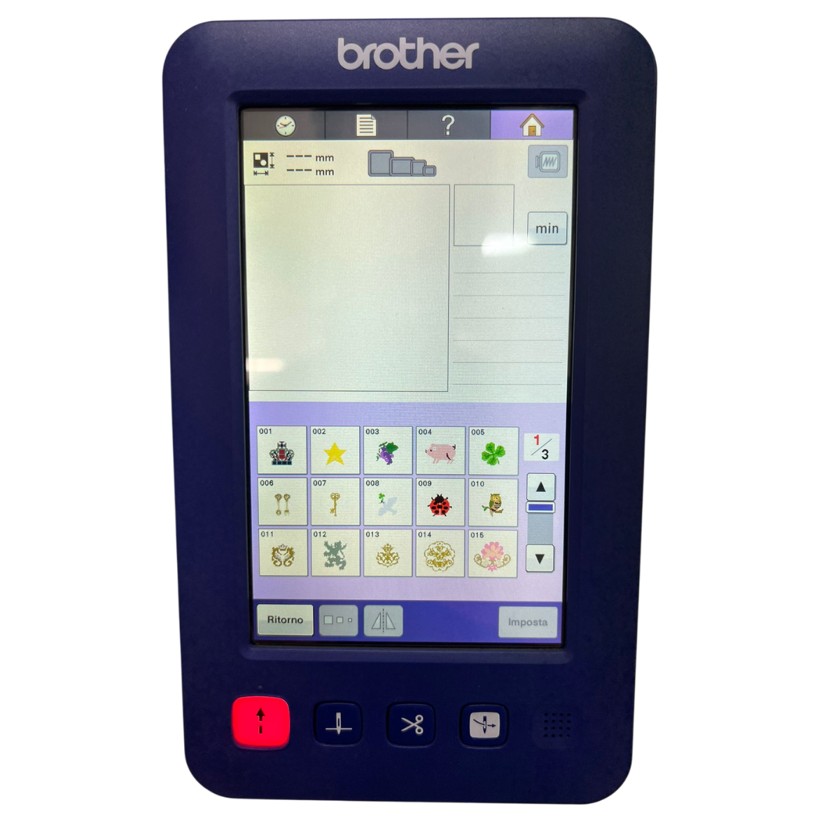 Macchina per ricamo Brother VR – Uso Espositivo