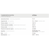 Battistella Atena completo di spazzola vapore imbottita e riscaldata con caldaia da 4,5 L