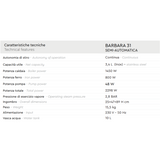Battistella Ferro da stiro semi-automatico con caldaia da 4,5L e pompa Barbara 31