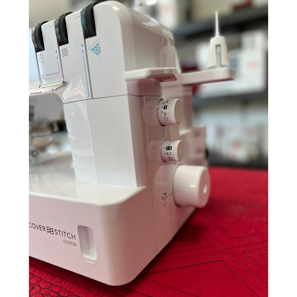 Punto di copertura Cover Stitch Brother CV 3550 - Uso Espositivo