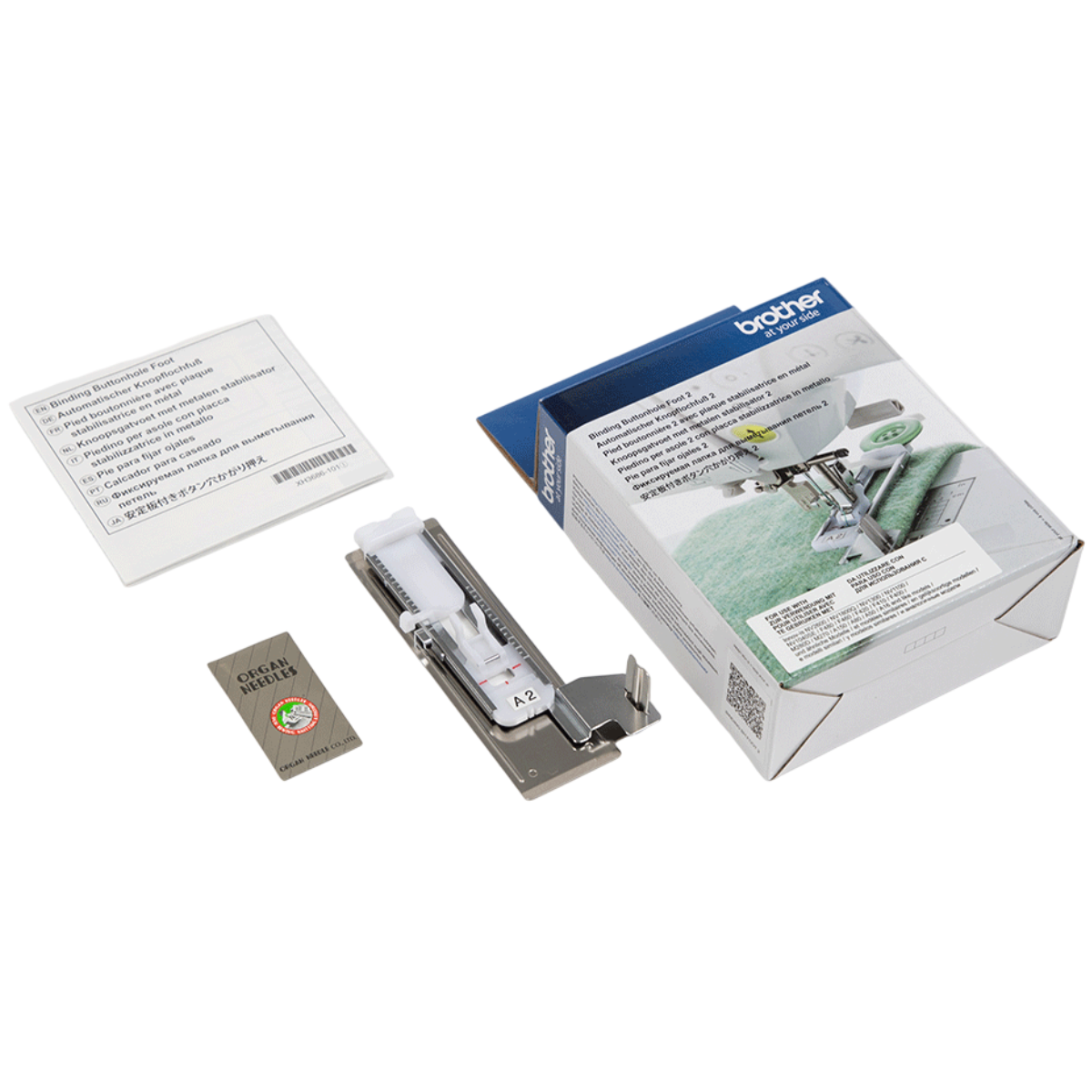 Brother Piedino per asole A2 con placca stabilizzatrice F084