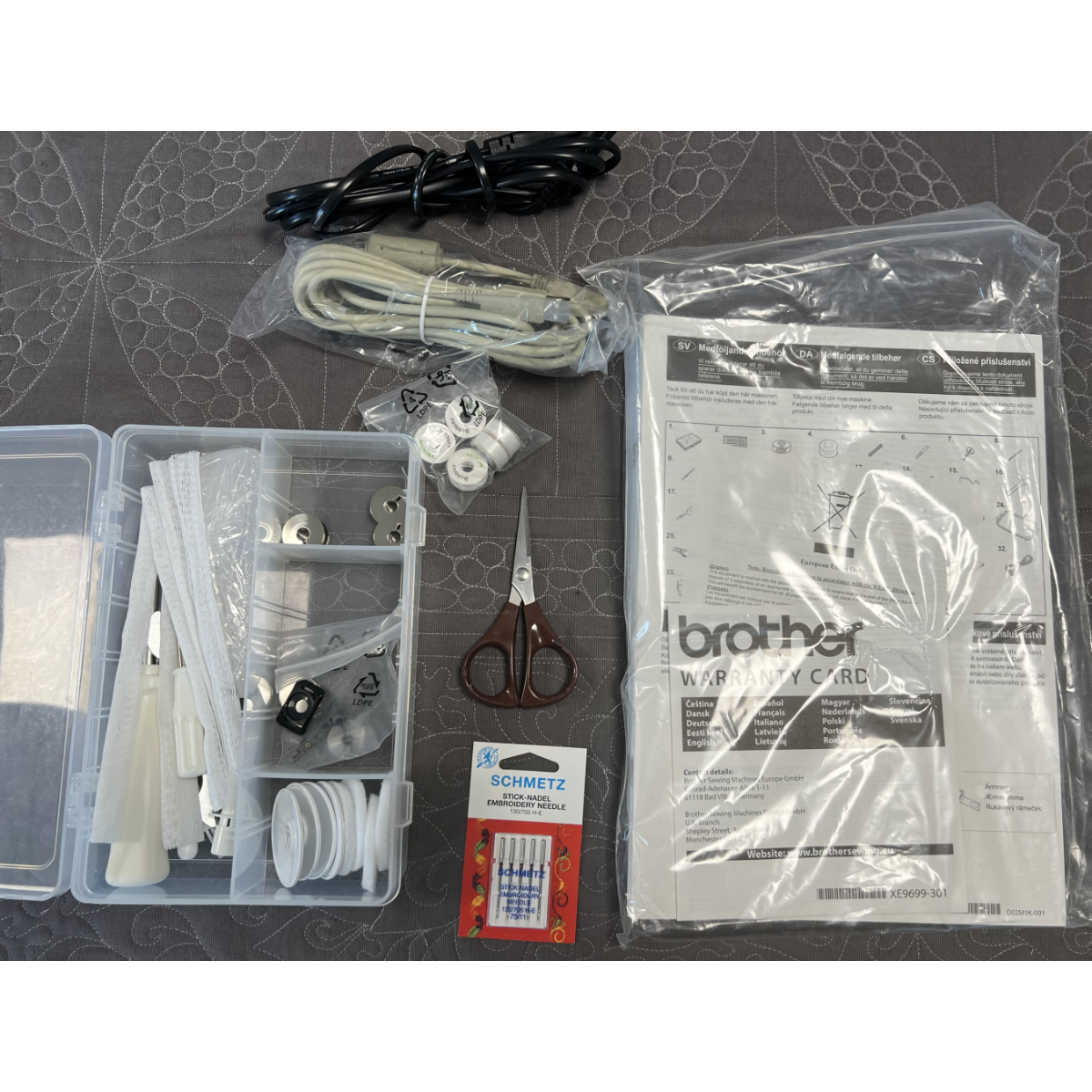 Macchina per ricamo Brother PR1 – Uso dimostrativo