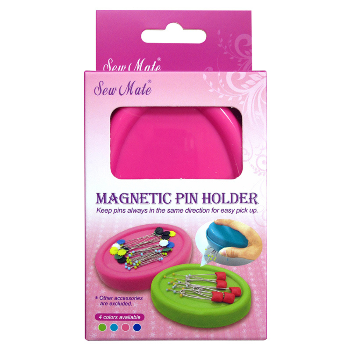 Saponetta Magnetica Porta Spilli – Rosa o Azzurra