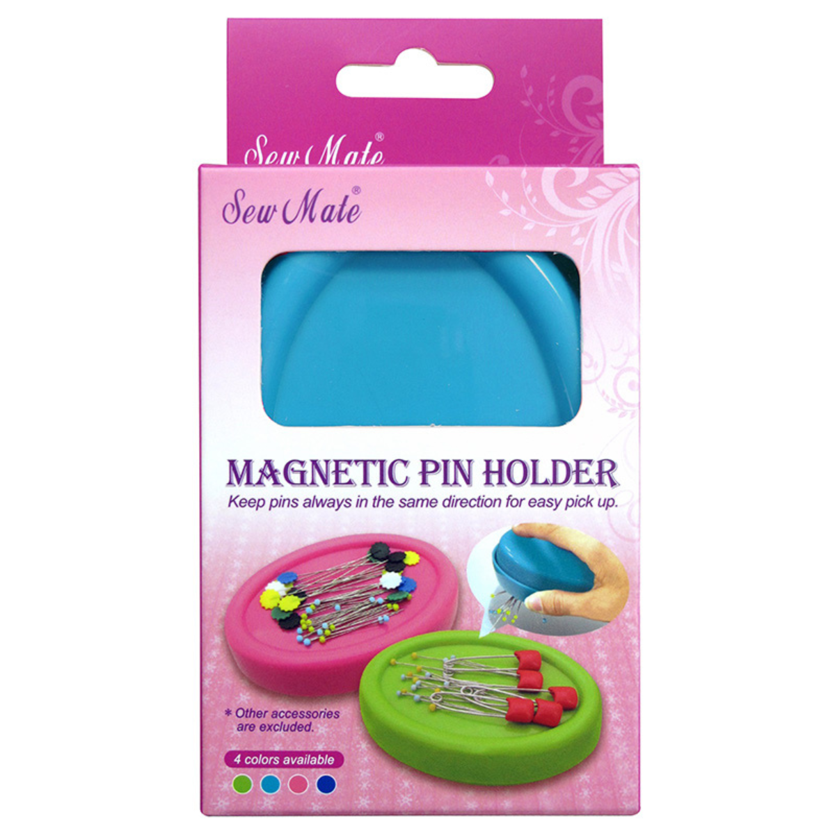 Saponetta Magnetica Porta Spilli – Rosa o Azzurra