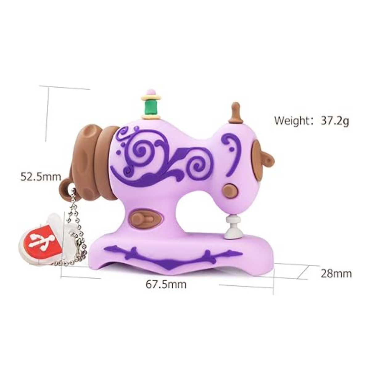 Chiavetta USB 4 GB a Forma di Macchina da Cucire Lilla