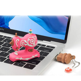Chiavetta USB 4 GB a Forma di Macchina da Cucire Rosa