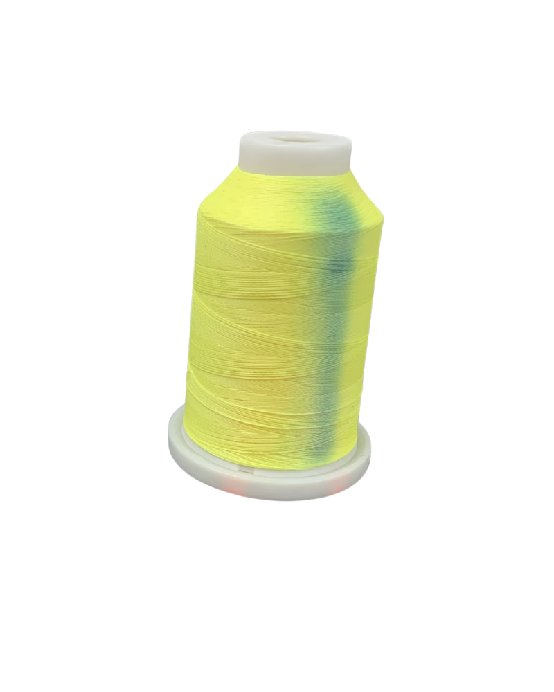 Set 20 coni 1000mt da Ricamo Cambio Colore Effetto UV Glow (model1)
