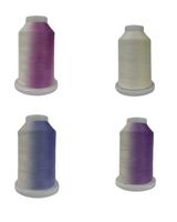 Set 20 coni 1000mt da Ricamo Cambio Colore Effetto UV Glow (model1)
