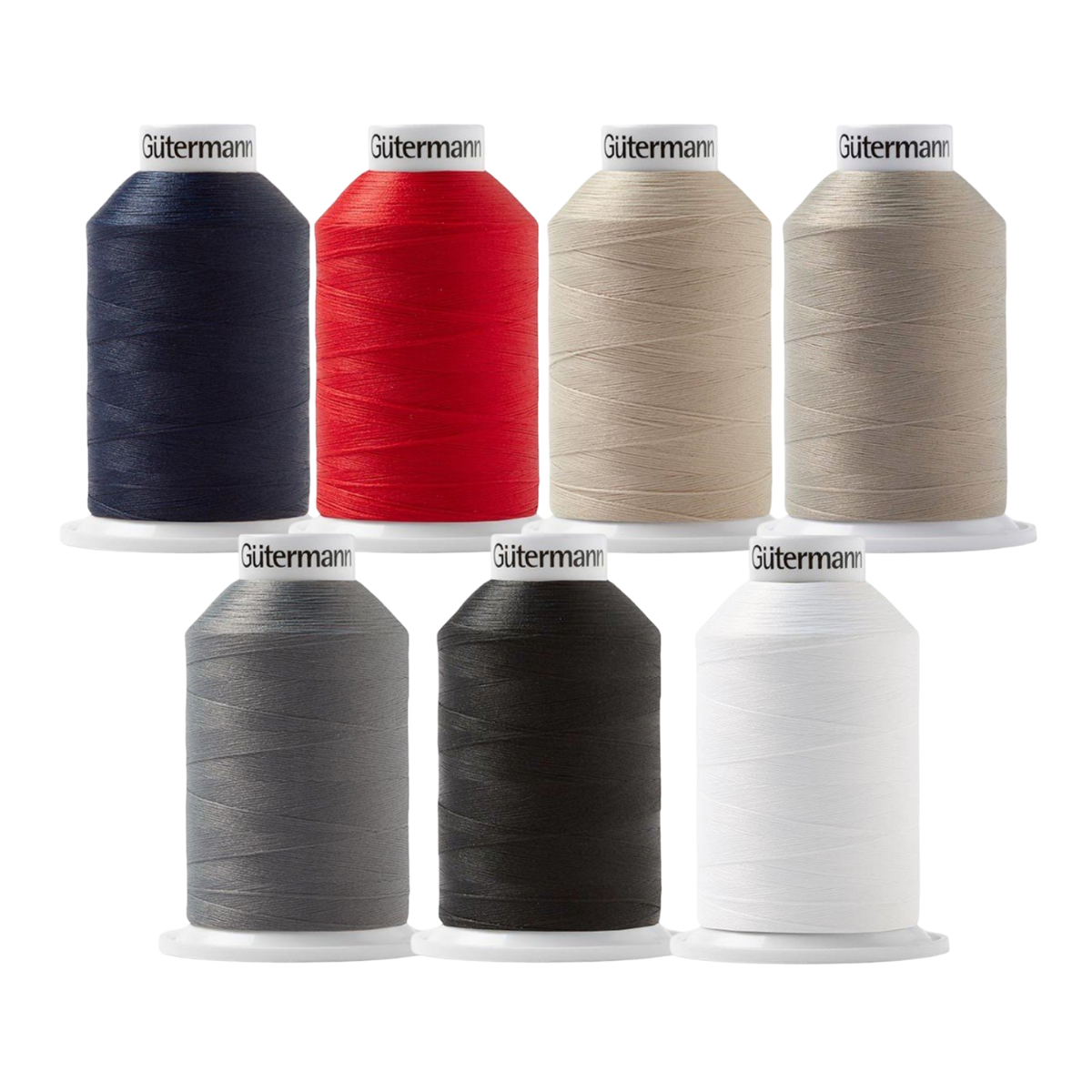 Gütermann Bulky-Lock Nº 80 – Filo per Tagliacuci Overlock – 1000 mt – 100% Poliestere- 7 Colori