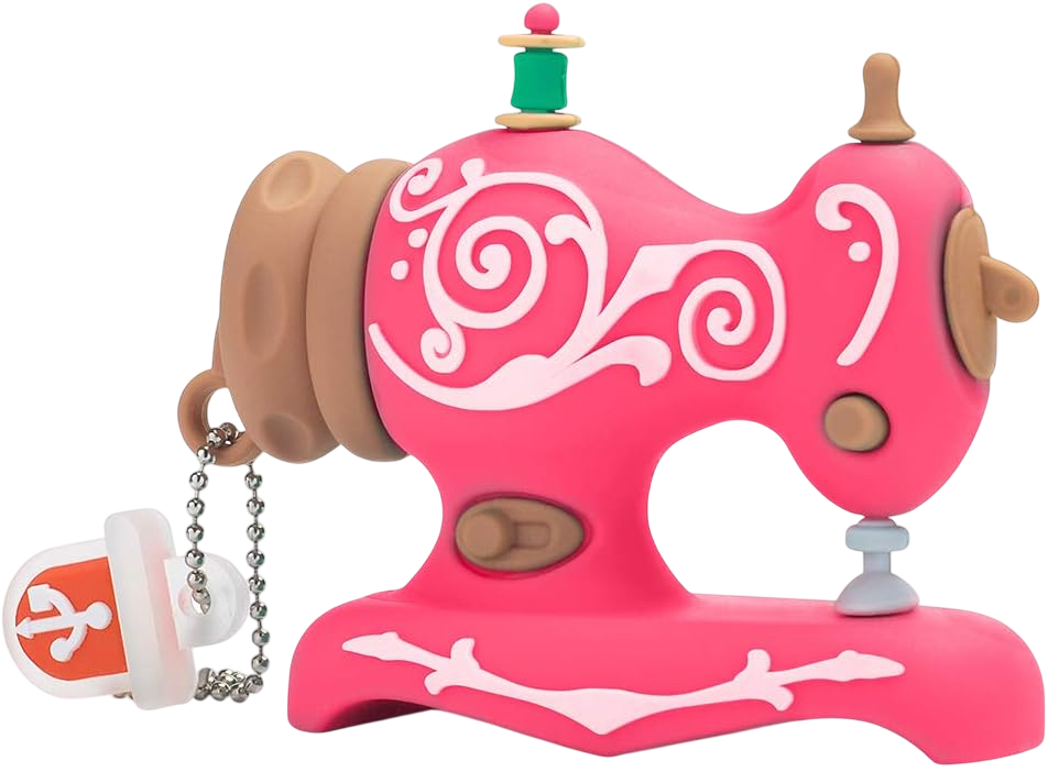 Chiavetta USB 4 GB a Forma di Macchina da Cucire Rosa