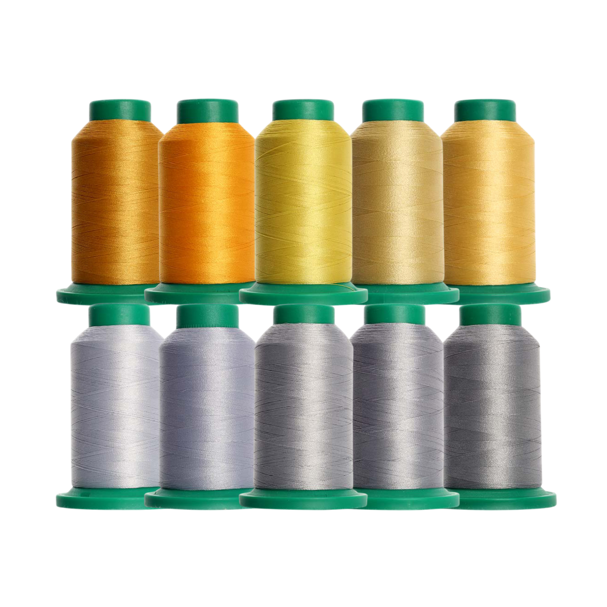 Isacord - Kit Oro & Argento 10 colori da 1000 mt