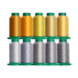 Isacord - Kit Oro & Argento 10 colori da 1000 mt