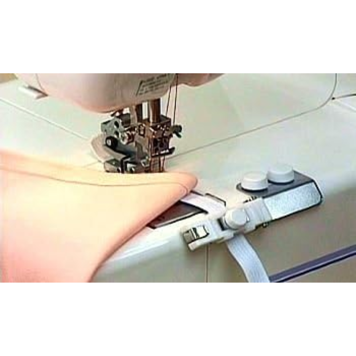 Janome Piedino per arricciare elastici stretti (9–13,5 mm) per punto copertura