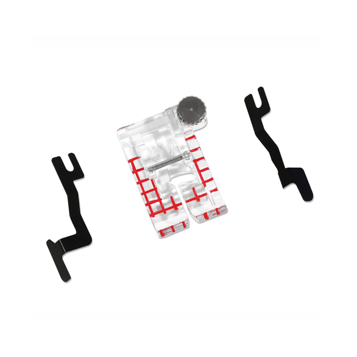 Janome Piedino per Trapuntatura Trasparente Guide Intercambiabili 9mm