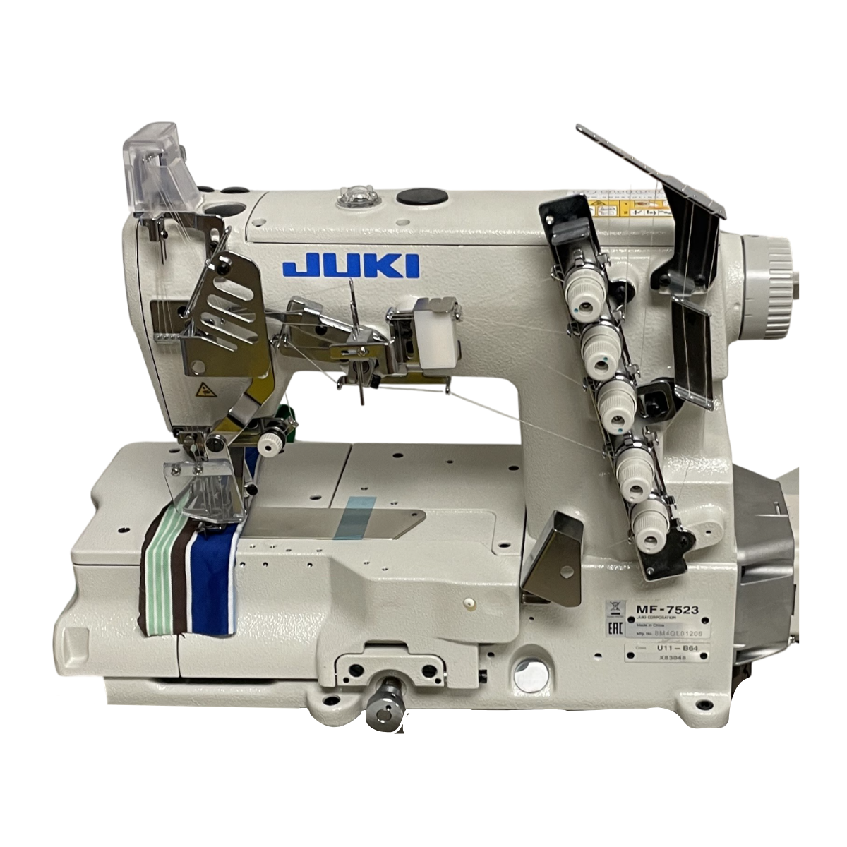 JUKI MF 7523 – Macchina Punto Copertura 3 Aghi con Copertura Sopra/Sotto