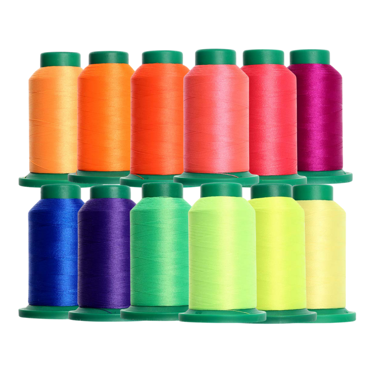 Isacord – Kit Fluo 12 colori da 1000 mt
