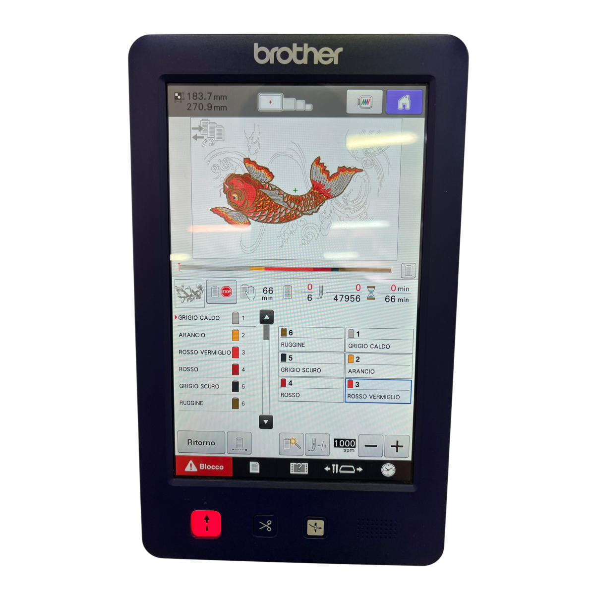 Macchina per ricamo Brother PR 670 – Uso Espositivo