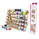 Porta Rocchetti Grande – Supporto per 60 Rocchetti di Filo (40 × 33 × 18 cm)