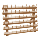 Porta Rocchetti Grande – Supporto per 60 Rocchetti di Filo (40 × 33 × 18 cm)