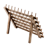 Porta Rocchetti Grande – Supporto per 60 Rocchetti di Filo (40 × 33 × 18 cm)
