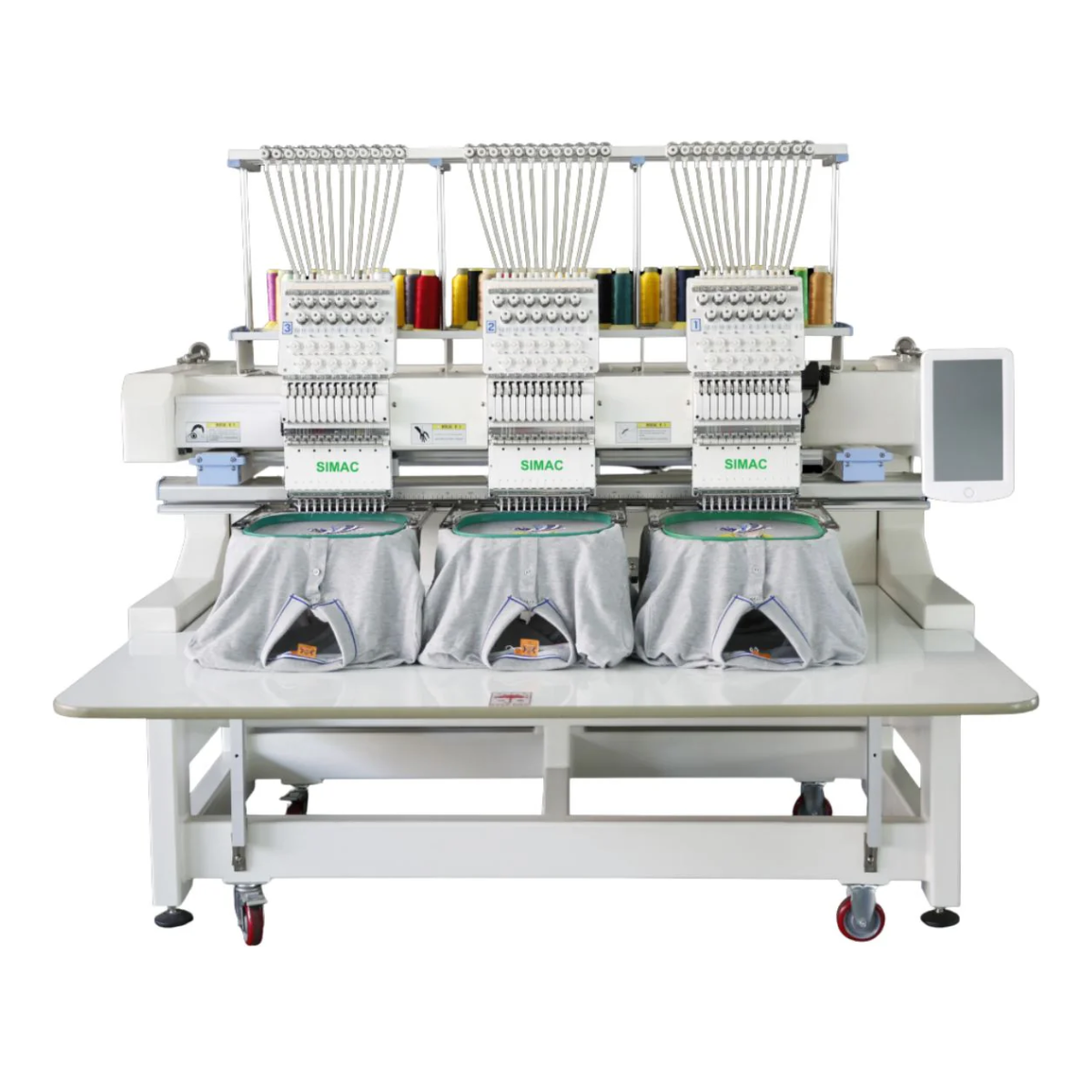 SIMAC 1203 Ricamatrice Treteste Professionale  12+12+12 Aghi 40X50CM